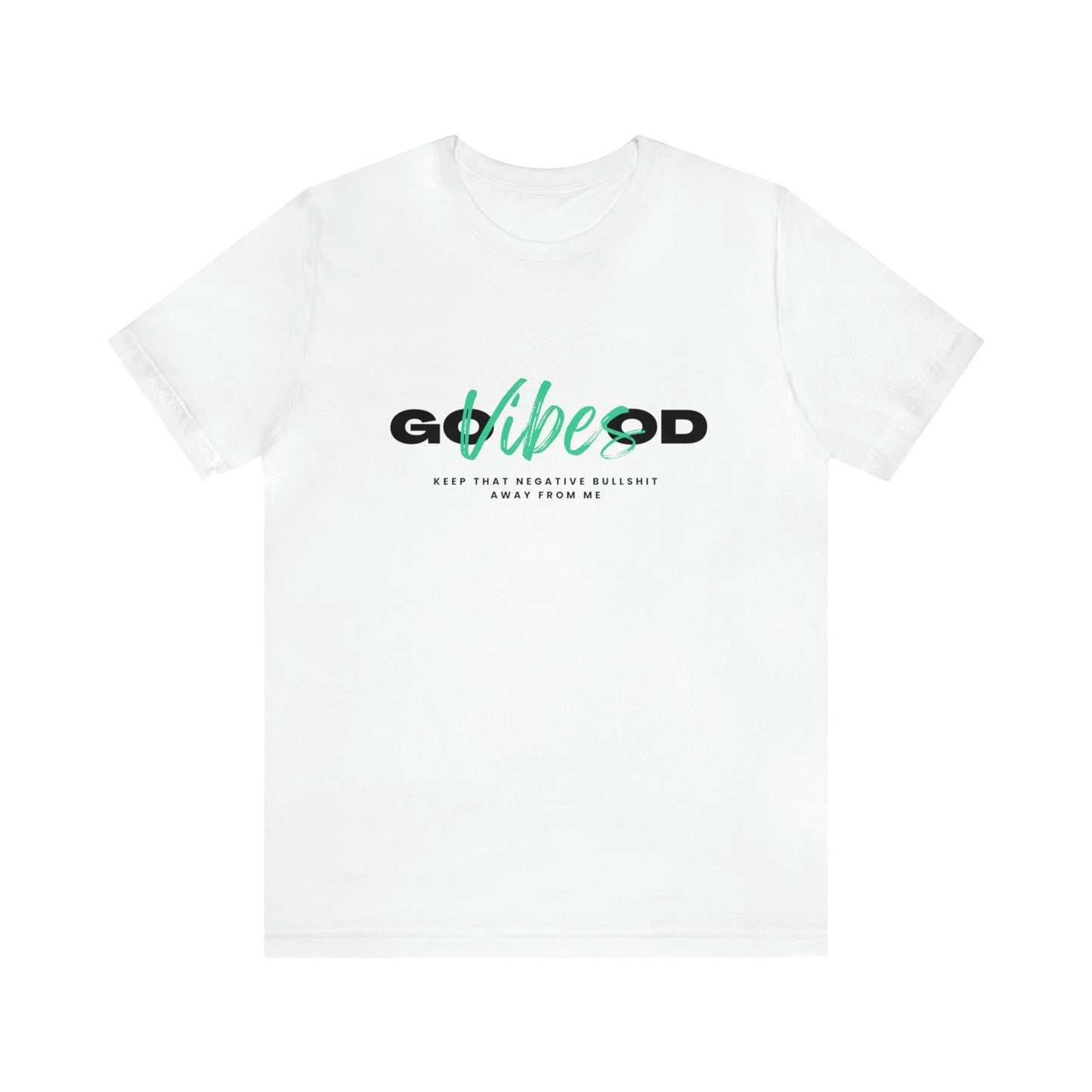 GOOD VIBES NEW GREEN: Unisex Jersey Short Sleeve Tee