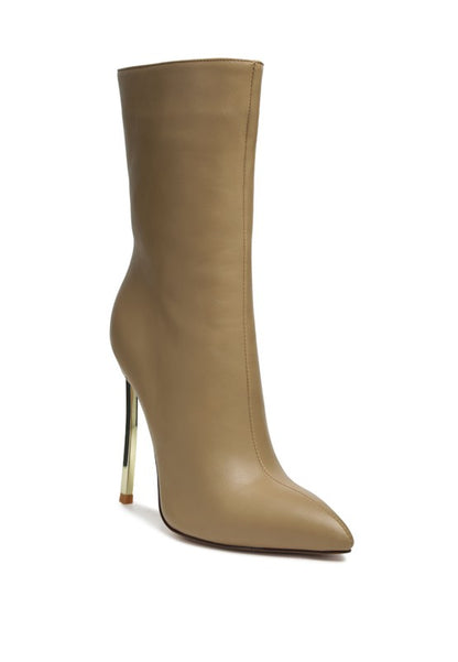 London Over The Ankle Stiletto Bootie