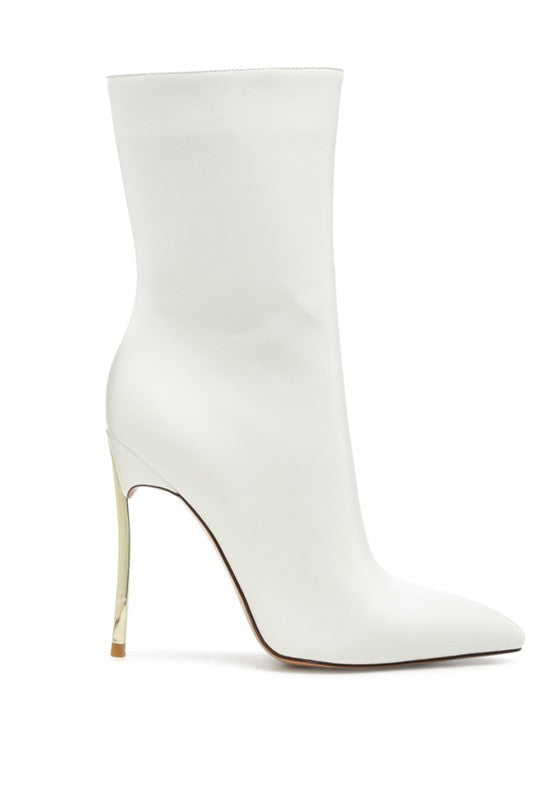 London Over The Ankle Stiletto Bootie