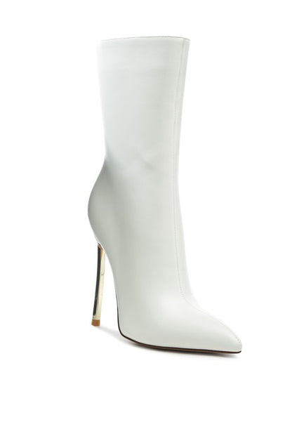 London Over The Ankle Stiletto Bootie