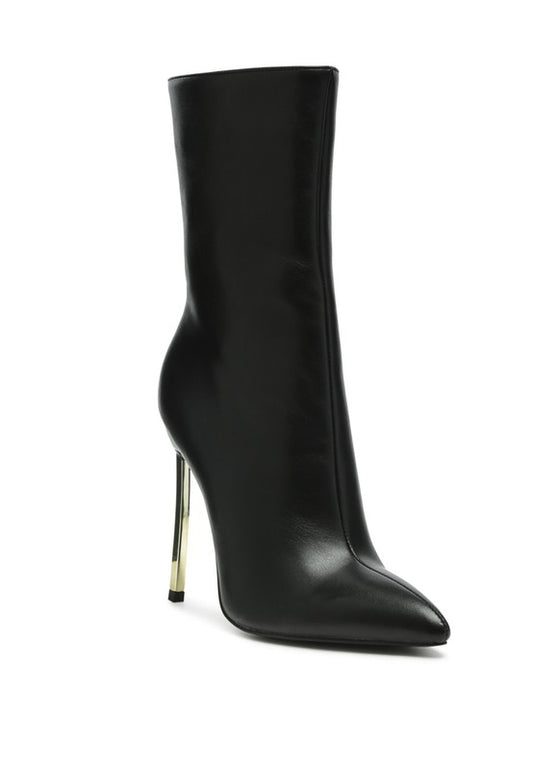 London Over The Ankle Stiletto Bootie