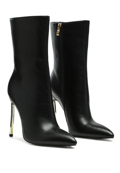 London Over The Ankle Stiletto Bootie