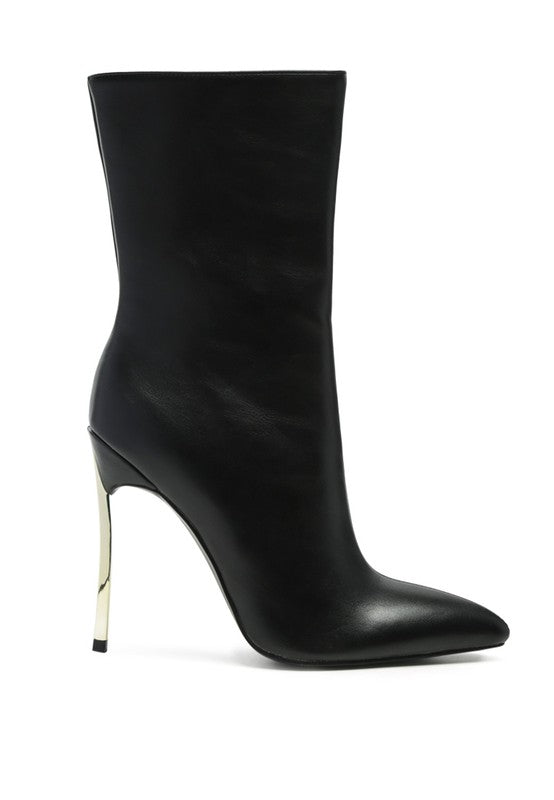 London Over The Ankle Stiletto Bootie