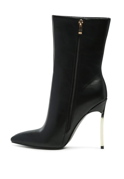 London Over The Ankle Stiletto Bootie