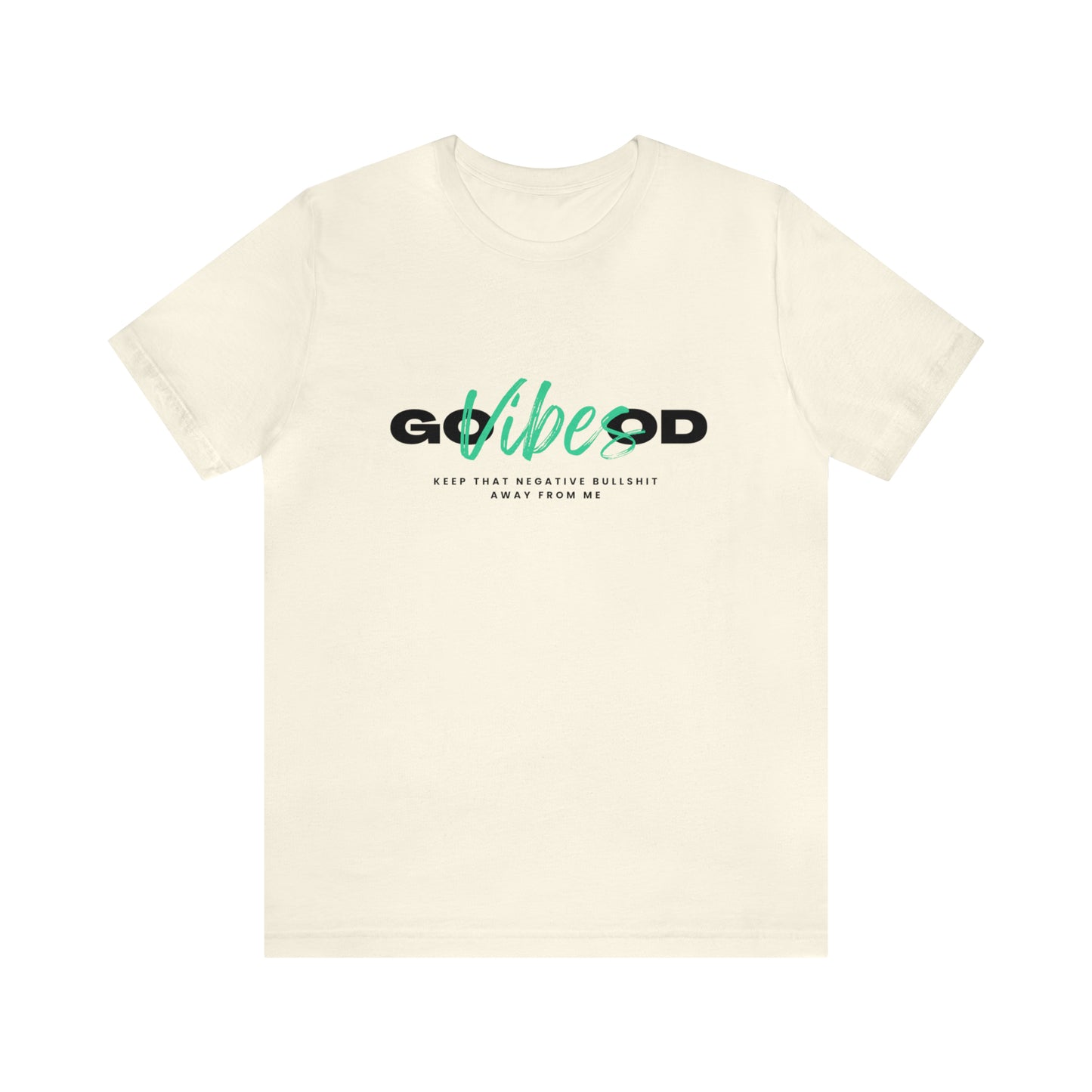 GOOD VIBES NEW GREEN: Unisex Jersey Short Sleeve Tee