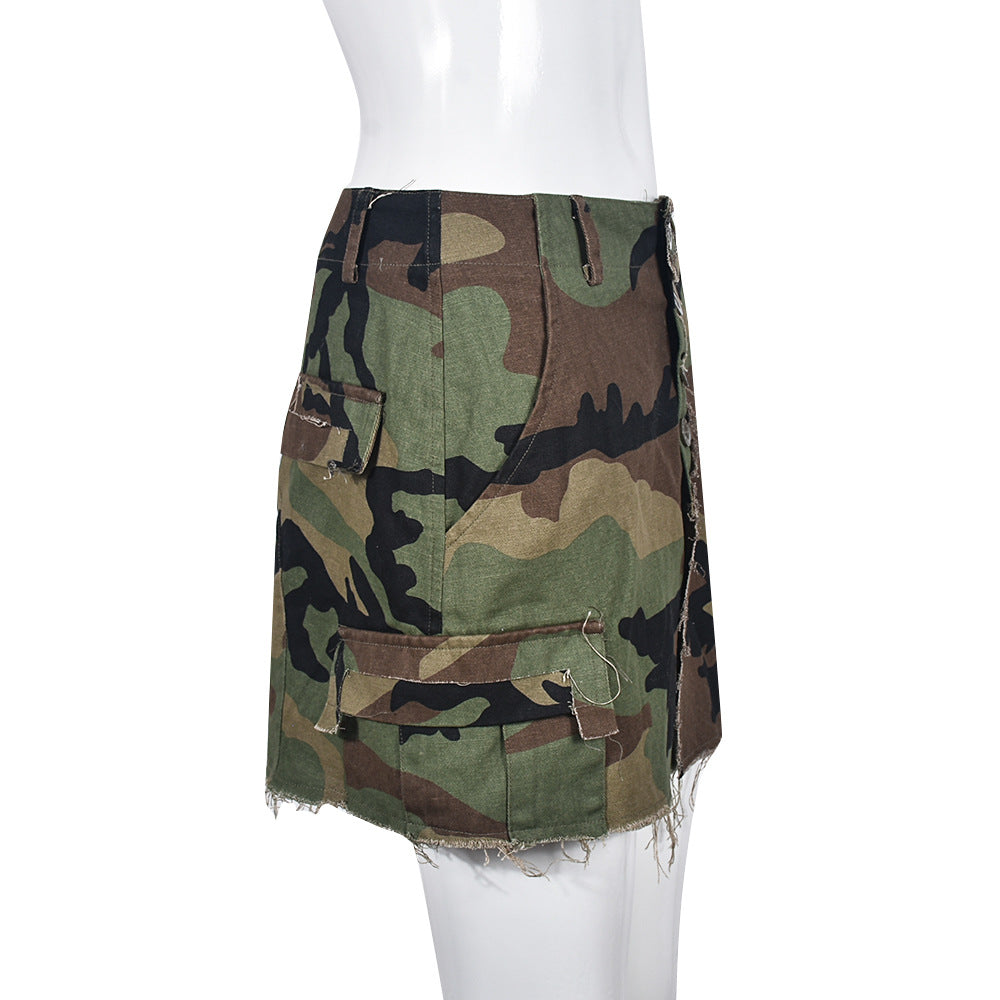Camouflage Mini Skirt