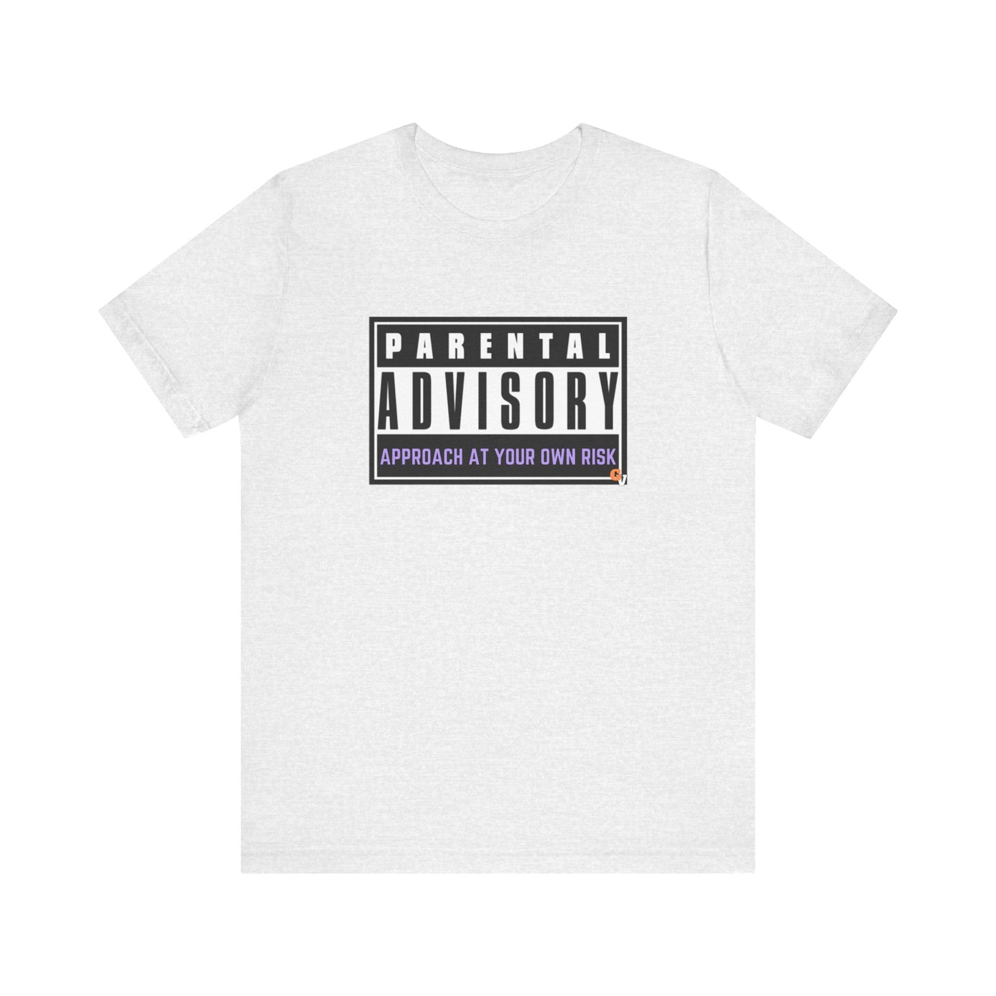 APPROACH AT YOUR OWN RISK LAVENDER: Unisex Jersey Short Sleeve Tee