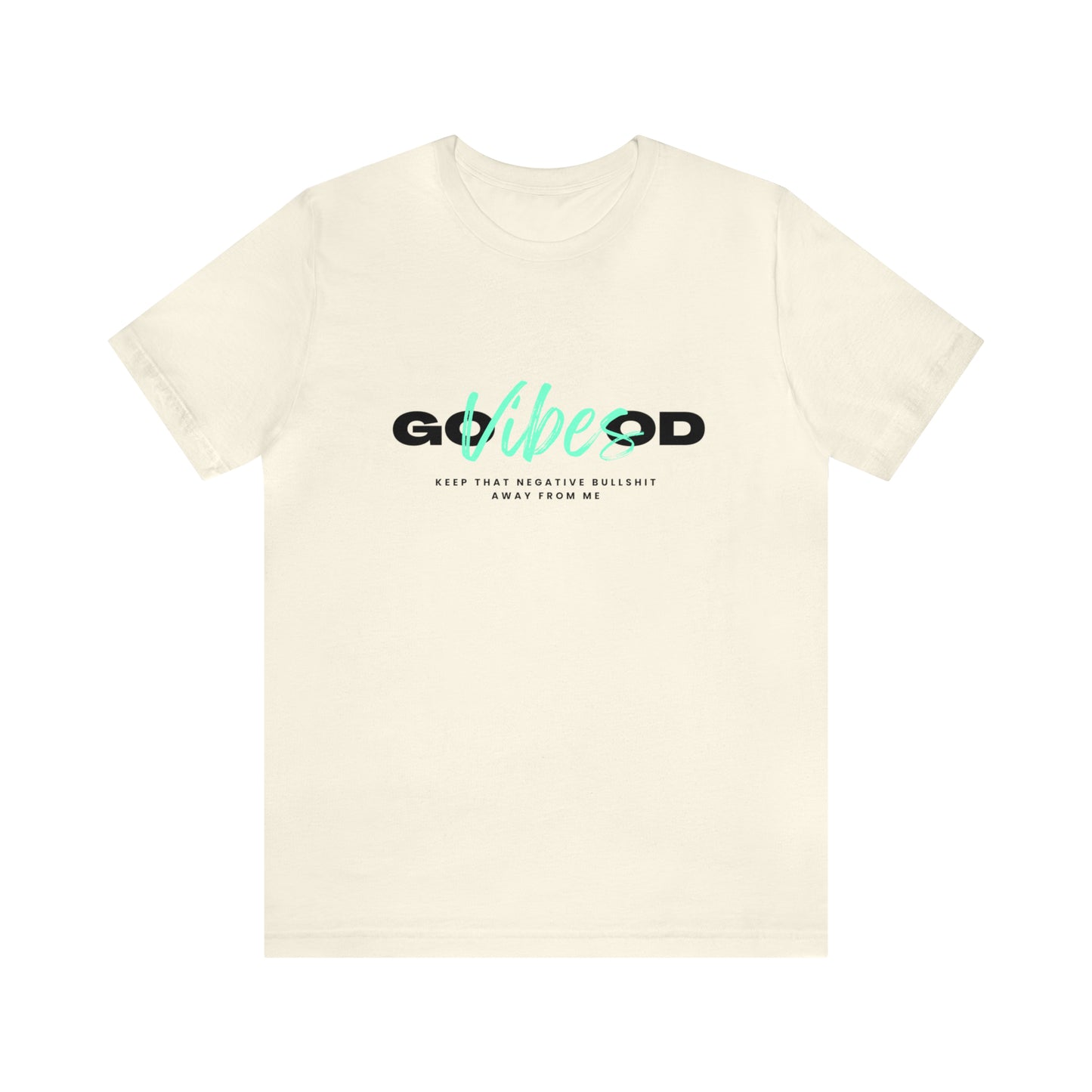 GOOD VIBES LIGHT MENTA: Unisex Jersey Short Sleeve Tee