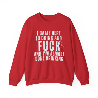 I CAME TO DRINK: Unisex Heavy Blend™ Crewneck Sweatshirt