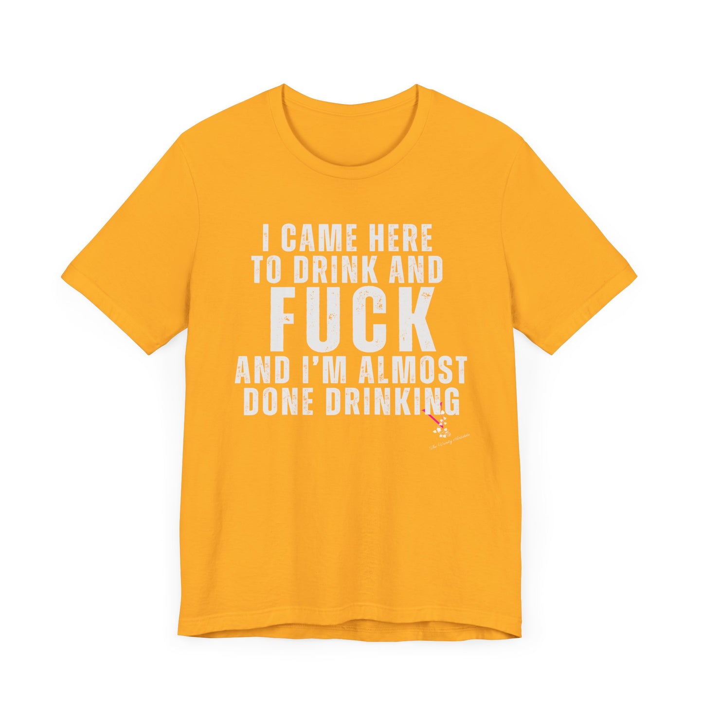 I CAME TO DRINK: Unisex Jersey Short Sleeve Tee