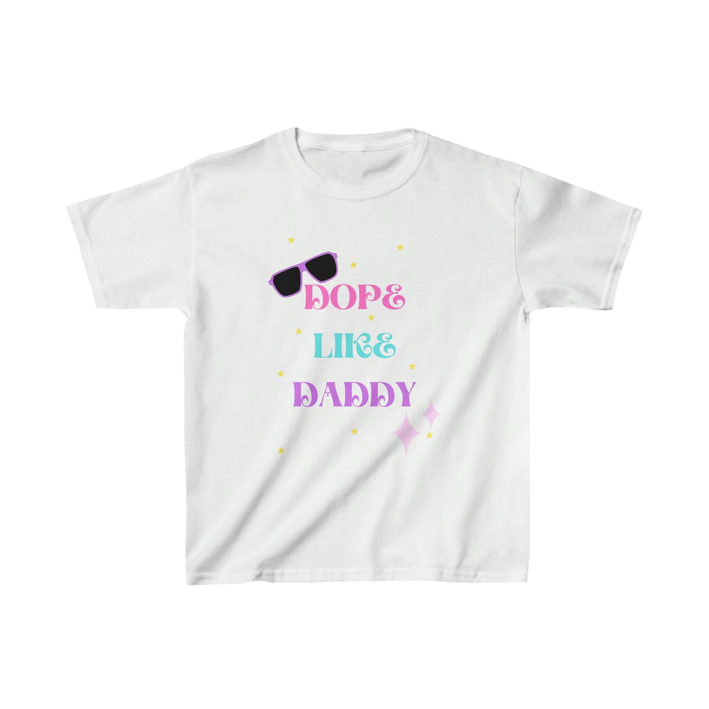 DOPE LIKE DADDY: Kids Heavy Cotton™ Tee