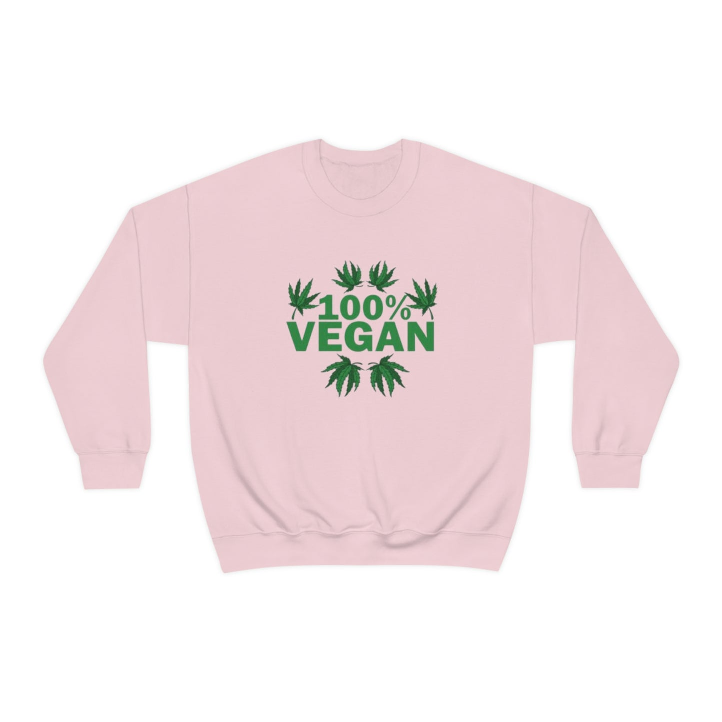 100% VEGAN: Unisex Heavy Blend™ Crewneck Sweatshirt