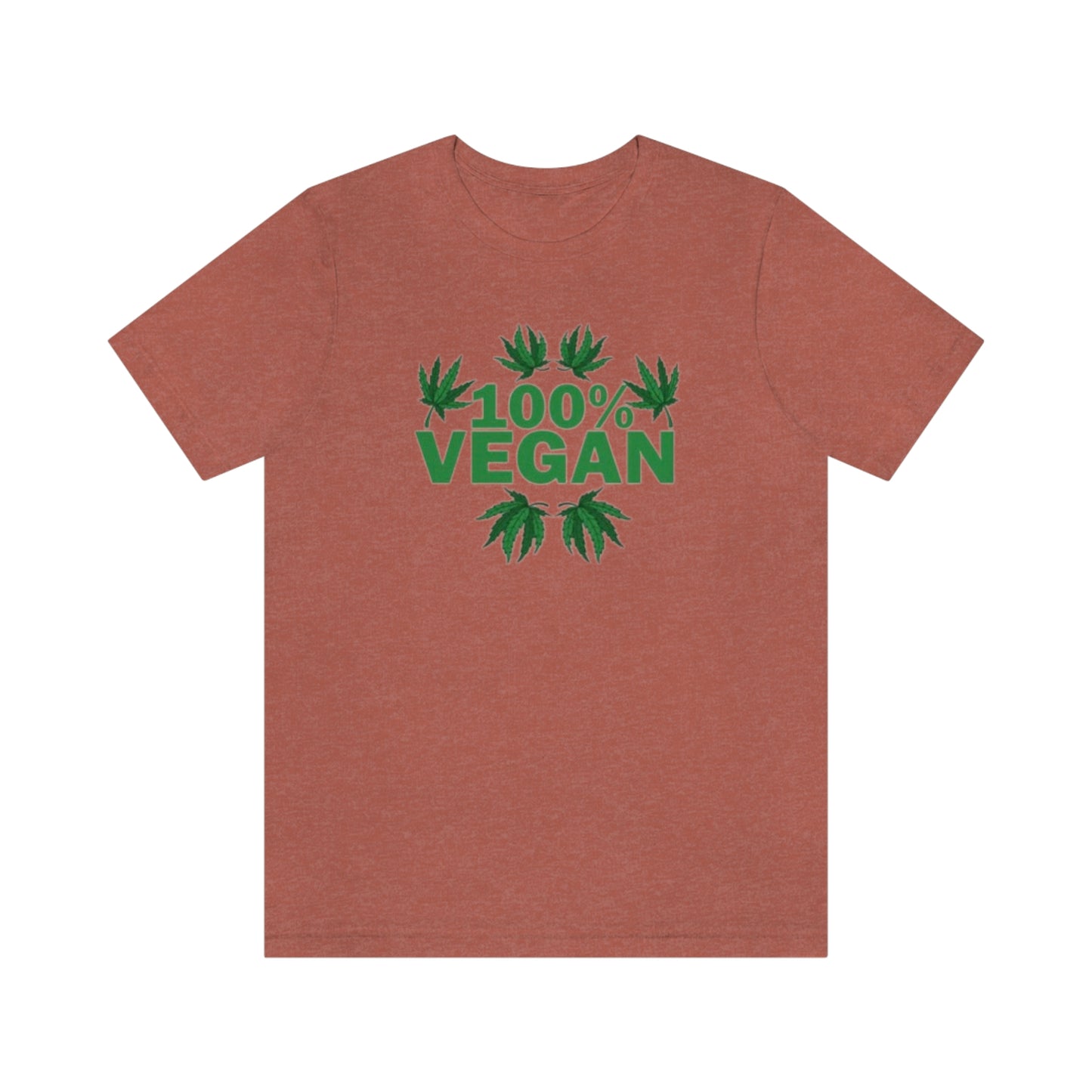 100% VEGAN: Unisex Jersey Short Sleeve Tee