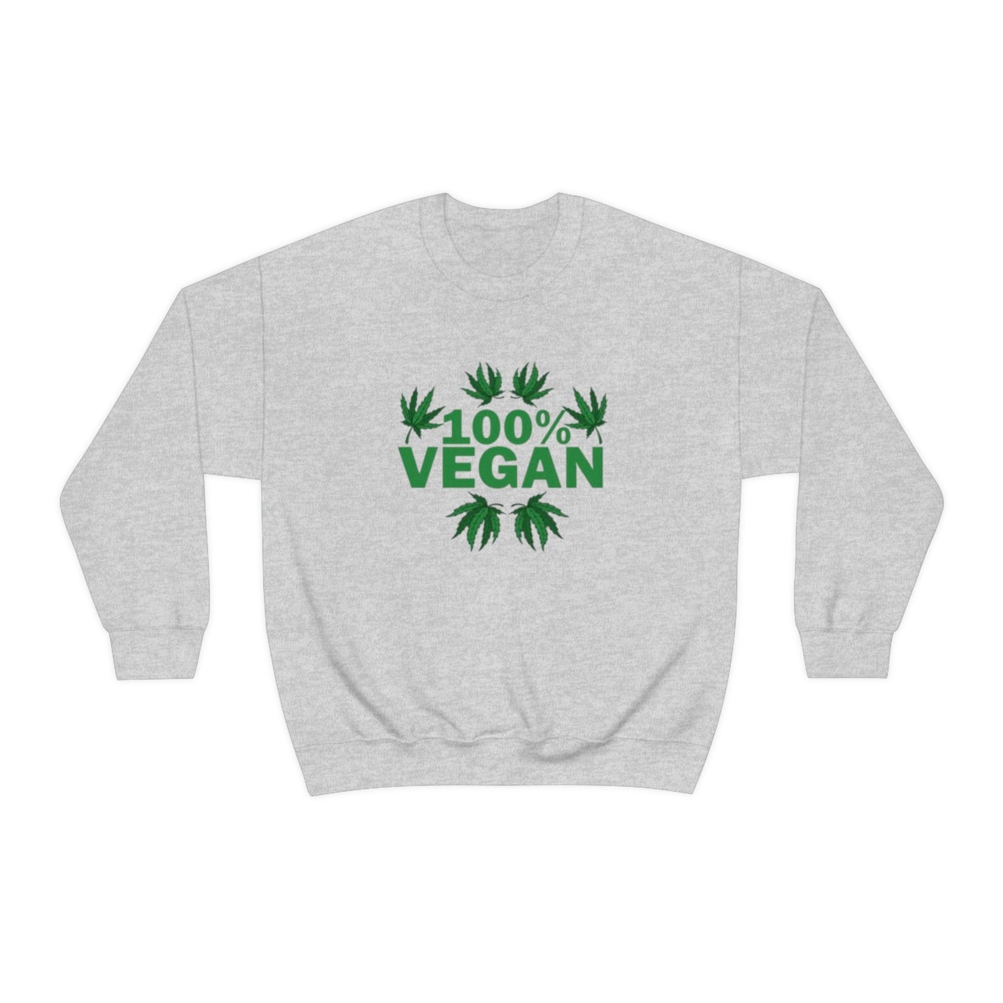 100% VEGAN: Unisex Heavy Blend™ Crewneck Sweatshirt