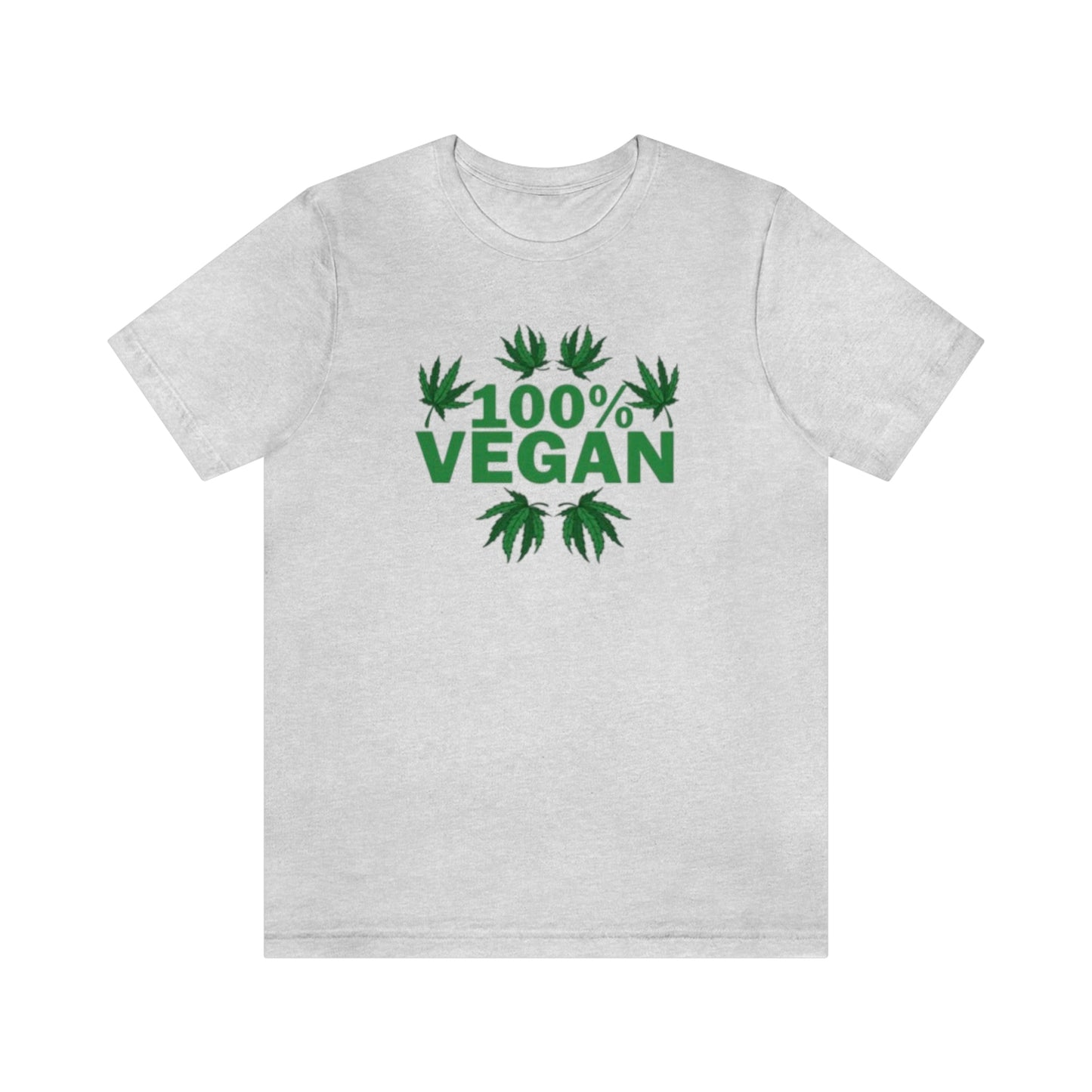 100% VEGAN: Unisex Jersey Short Sleeve Tee