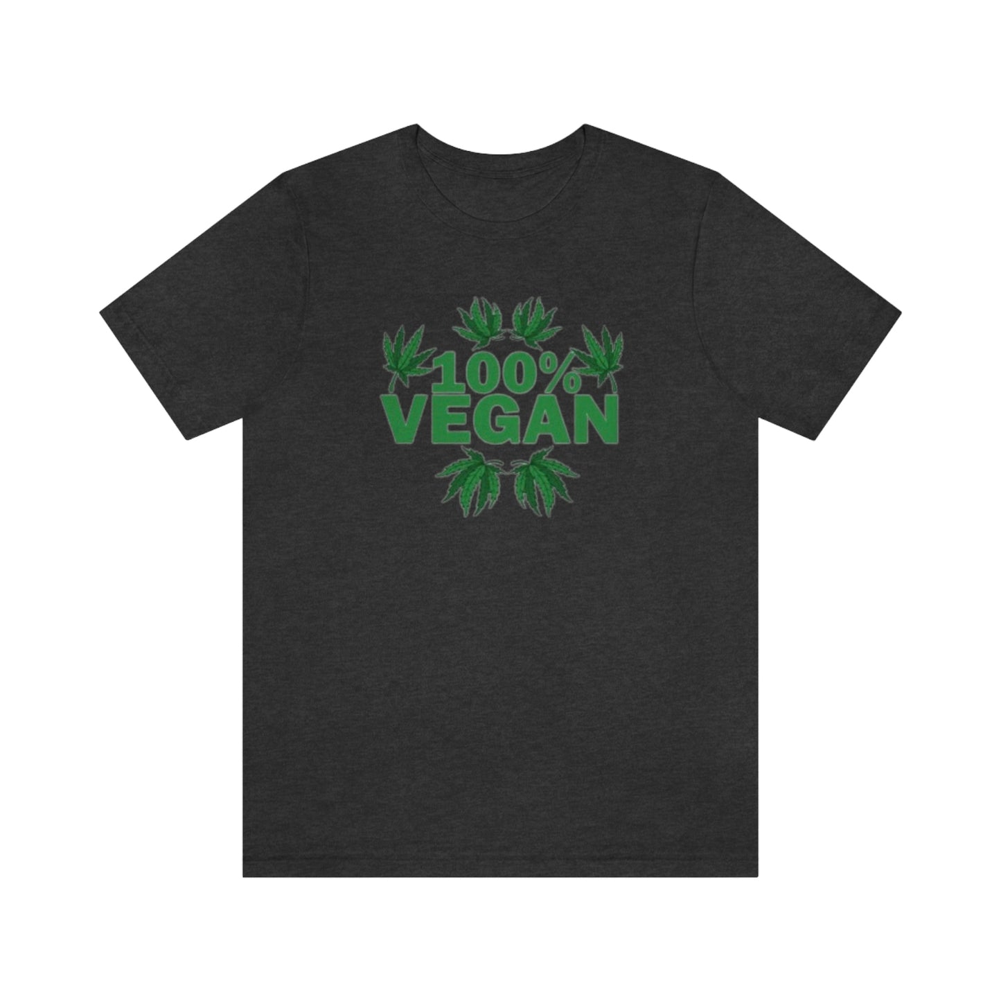 100% VEGAN: Unisex Jersey Short Sleeve Tee