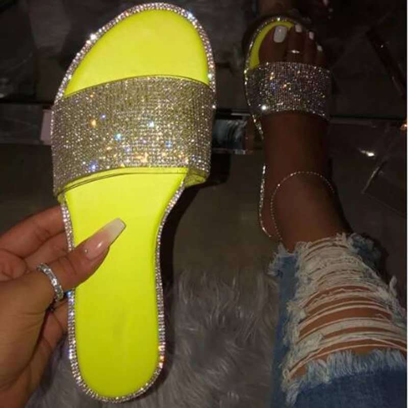 Shimmer Me Slides Size 7