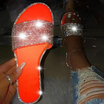 Shimmer Me Slides Size 5