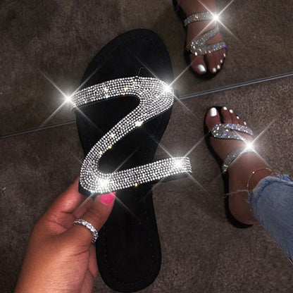 Shimmer Me Slides Size 8.5