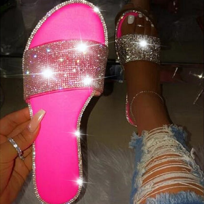 Shimmer Me Slides Size 8