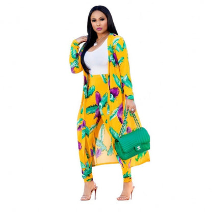 Camille Multi Colored 2 Piece Pants and Jacket Set