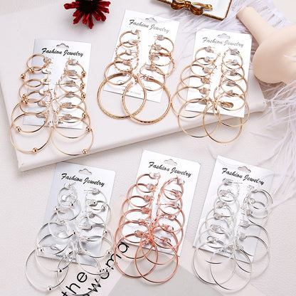 Vintage Oversize Hoop Earrings