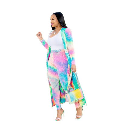 Camille Multi Colored 2 Piece Pants and Jacket Set