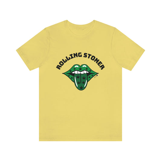 ROLLING STONER: Unisex Jersey Short Sleeve Tee