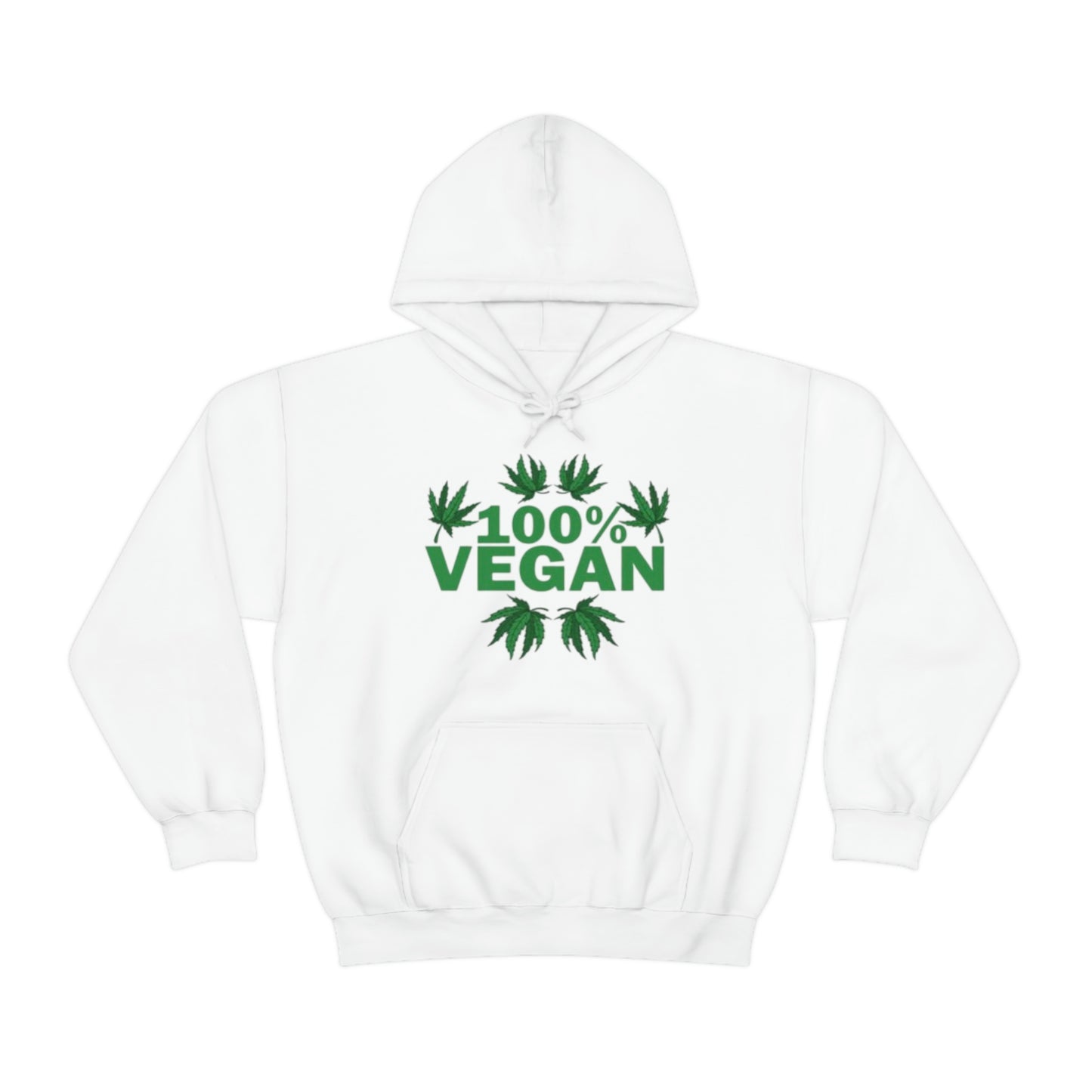 100% VEGAN: Unisex Heavy Blend™ Hooded Sweatshirt