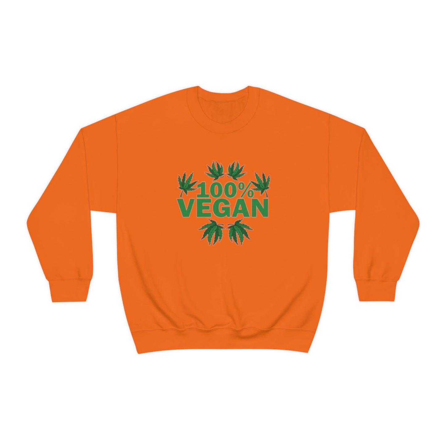 100% VEGAN: Unisex Heavy Blend™ Crewneck Sweatshirt